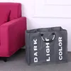 3-Section grosse faltbare Oxford Wäschekörbe Tasche Produktbild-Vorschau 3