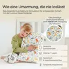 Mädchen liegt entspannt unter Gewichtsdecke Tierwelt – beruhigender Tiefendruck
 Produktbild-Vorschau