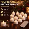 MONZANA® 10x Bougie LED chauffe plat sans flamme Voir les images du produit 3