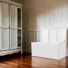 KRINES HOME Truhe / Wäschetruhe aus Rattan (Weiß, MAX) Produktbild-Vorschau 2