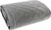 Plaid en velours de haute qualité RIA6 argent 200x220 cm Voir les images du produit 1