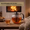 Bodum 1805 Assam Teebereiter Teekanne 1,0L Edelstahl Filter Produktbild-Vorschau 4
