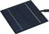 A small solar panel with a black connector cable. Produktbild-Vorschau