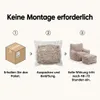 Sitzsack Sessel mit Hocker für Erwachsene, Flauschiger Cord Produktbild-Vorschau 3