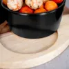 Snackschalen aus Akazienholz mit Griff 3 Stück Produktbild-Vorschau 6