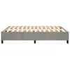 vidaXL Boxspringbettgestell Hellgrau 140x190 cm Samt Produktbild-Vorschau 5
