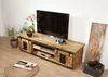MASSIVMOEBEL24 | Meuble TV 180x55 Manguier laqué Bois Voir les images du produit 2