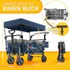 TRESKO® Opvouwbare bolderkar met dak, koelvak en Productafbeelding-voorbeeld 7