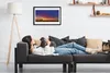 Bild 60x40 MDF-Rahmen Wandkunst Natur-Landschaft Bäume Feld Produktbild-Vorschau 3
