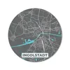 MuchoWow® Mauspad Mousepad Stadtplan - Karte - Ingolstadt - Produktbild-Vorschau 1