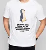 Mr. & Mrs. Panda Größe L T-Shirt Pinguin marschieren - Weiß Produktbild-Vorschau 4