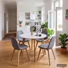 home24 Esstisch - Esche Teilmassiv - Weiß / Esche Produktbild-Vorschau 10