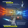 Ventilateur de chauffage au gaz MASKO® avec tuyau de gaz et Voir les images du produit 4