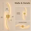 LED Wandleuchte Modern Innen Wandlampe Dimmbar 3000K-6000K Produktbild-Vorschau 7