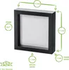 5x weiß 6 "x 6" 3D Box Fotorahmen - stehendes hängendes Produktbild-Vorschau 4