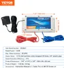 A product shot of a water descaler with its accessories and a specification table. Anteprima dell’immagine prodotto