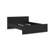 Lit Nada double pour matelas box 160x200 cm, noir mat. Voir les images du produit 10