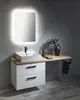 Aqualine VEGA Badmöbel-Set, Breite 125 cm, weiß/Eiche Produktbild-Vorschau 3