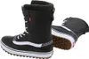 A pair of black Vans MTE Standard Waterproof snowboard boots are shown against a white background. One boot is upright and in focus, while the other is lying on its side in the background. Anteprima dell’immagine prodotto