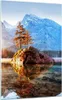 Bilder auf glas - Einteilig - Morgendämmerung Berge See - Produktbild-Vorschau 1