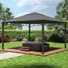 Gartenpavillon 4x4 m Stahldach Hardtop, ohne Seitenteile, Produktbild-Vorschau 2