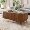 Merax höhenverstellbare Couchtisch mit Holzbeine, Produktbild-Vorschau 6