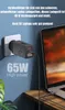USB-C Ladegerät 65W USB C - inklusive 2 meter kabel - Fast Produktbild-Vorschau 4