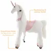 Vrooomy Licorne à roulettes – Grand cheval à chevaucher Voir les images du produit 3