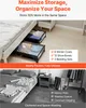 Two images showing storage solutions under a bed and a messy bedroom floor. Anteprima dell’immagine prodotto