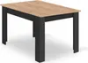 Sada stolu NP 120x80cm Craft Black + 4 židle LAVA šedé Náhled obrázku produktu 11