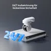 A security camera system with a DVR and camera, with large 3D numbers '247' in the foreground. Produktbild-Vorschau