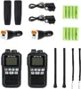 A collection of Retevis RM01 handheld radios and accessories laid out on a white background. Voir les images du produit