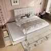Letto imbottito, 140x200cm, letto matrimoniale, letto Anteprima dell’immagine prodotto 2
