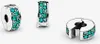 Pandora 791817MCZ Charm Clip Petrolfarben Sterling Silber Produktbild-Vorschau 5