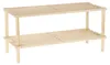 Scaffale per scarpe Relaxdays in legno, modello stretto a 2 Anteprima dell’immagine prodotto 8
