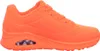 Skechers Uno - Night Shades - Neon Orange Synthetik Größe: Produktbild-Vorschau 22