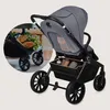 A product image showing a stroller with an inset image demonstrating its storage capacity. Náhled obrázku produktu