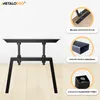MetaloPro 2x Stolní nohy Thusia Screw kovové, stabilní Náhled obrázku produktu 2