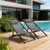 Mondeer Chaise longue pliante 2 pièces, maille respirante Voir les images du produit 2