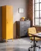 BELIANI Metallschrank Gelb Stahl 185cm hoch Modern mit Produktbild-Vorschau 2