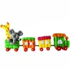 A toy train made of PlayMais® modeling material, with animal figures. Produktbild-Vorschau