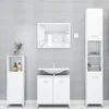 vidaXL Set di mobili da bagno a 3 pezzi in legno bianco Anteprima dell’immagine prodotto 3
