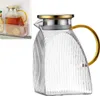 1,8L Glaswasserkrug mit Deckel – Borosilikatglas Karaffe Produktbild-Vorschau 9