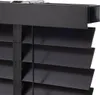 Holz Jalousie 50 mm - Schwarz - 60 cm x 175 cm - Fenster Produktbild-Vorschau 1