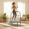 Trampolína Relaxdays s držadlom, Ø 102 cm, skladateľná Náhľad obrázku produktu 2