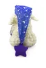 Kuscheltier Schaf 25 cm lila – mit Schlafmütze, Weiches Produktbild-Vorschau 4