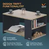 CASARIA Couchtisch mit Stauraum Holz-Grau Produktbild-Vorschau 3
