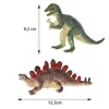 Two toy dinosaurs are shown against a white background, with measurement indicators. Náhľad obrázku produktu