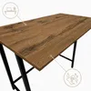 BEGRYF písací stôl 100x50x75 cm drevený vzhľad počítačový Náhľad obrázku produktu 9