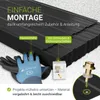 JUSKYS® Profilblech - Anthrazit 12er Set, verzinkter Stahl, Produktbild-Vorschau 3